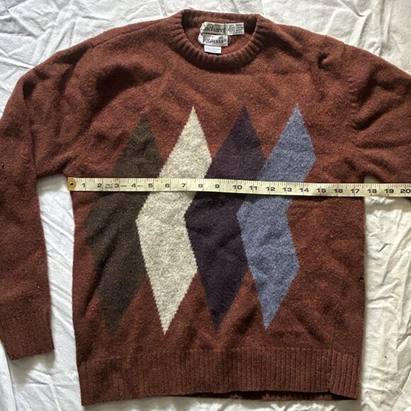 Cacharel Intarsia Lambswool Knit Pullover Sweater - Picture 9 of 12